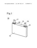 SEALED BATTERY AND MANUFACTURING METHOD THEREOF diagram and image