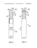 Child-resistant gas lighter diagram and image