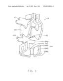 Electrical contact with retaining device for clipping solder ball diagram and image