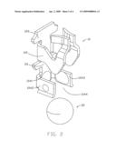 Electrical contact with retaining device for clipping solder ball diagram and image