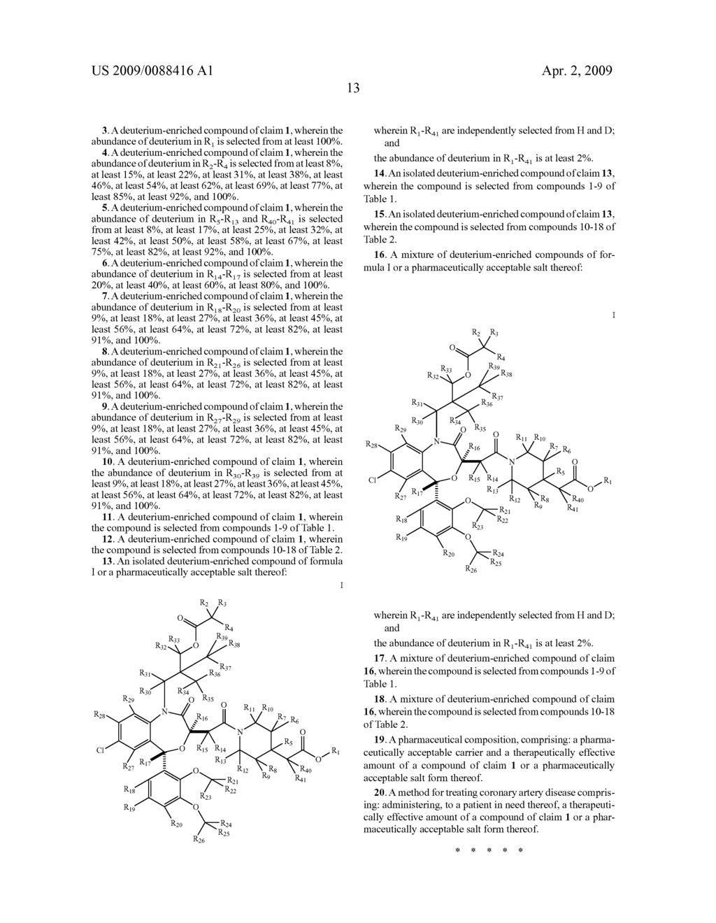 DEUTERIUM-ENRICHED LAPAQUISTAT - diagram, schematic, and image 14