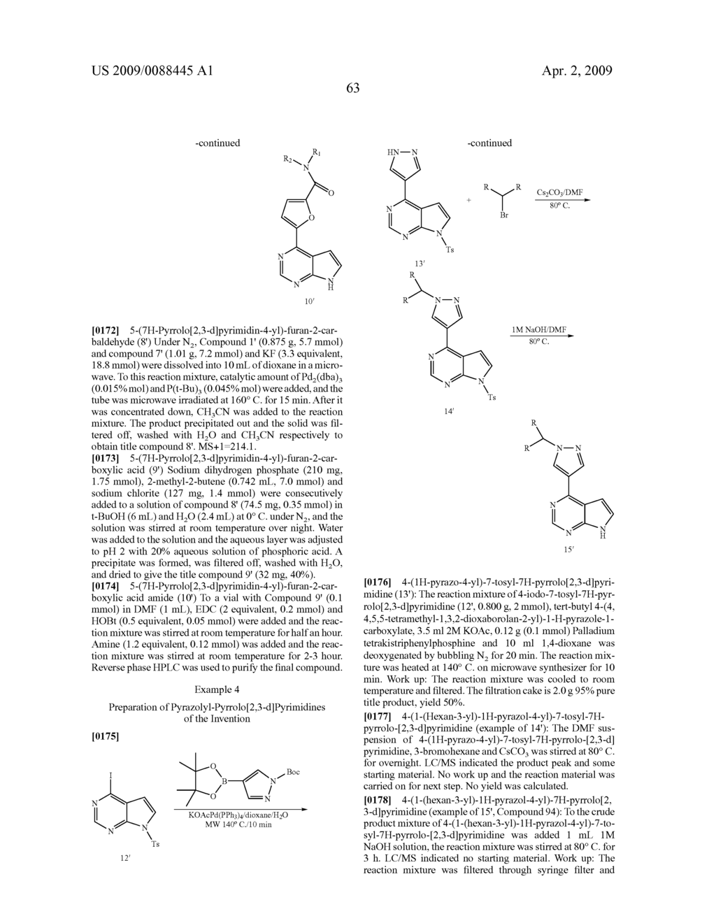 Deazapurines useful as inhibitors of Janus kinases - diagram, schematic, and image 64