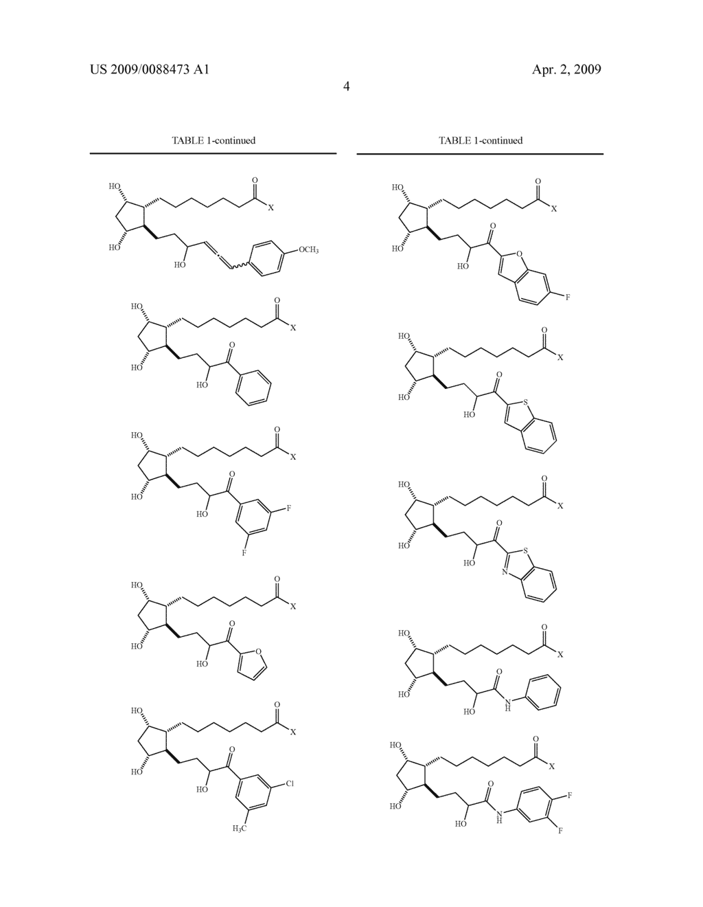 METHOD FOR SCREENING OF PROSTAGLANDIN COMPOUNDS COMPRISING AN OPTIMAL FORMULATION FOR THE ENHANCEMENT OF HAIR GROWTH AND THE STIMULATION OF FOLLICULAR ANAGEN AND FORMULATIONS RESULTING THEREFROM - diagram, schematic, and image 06