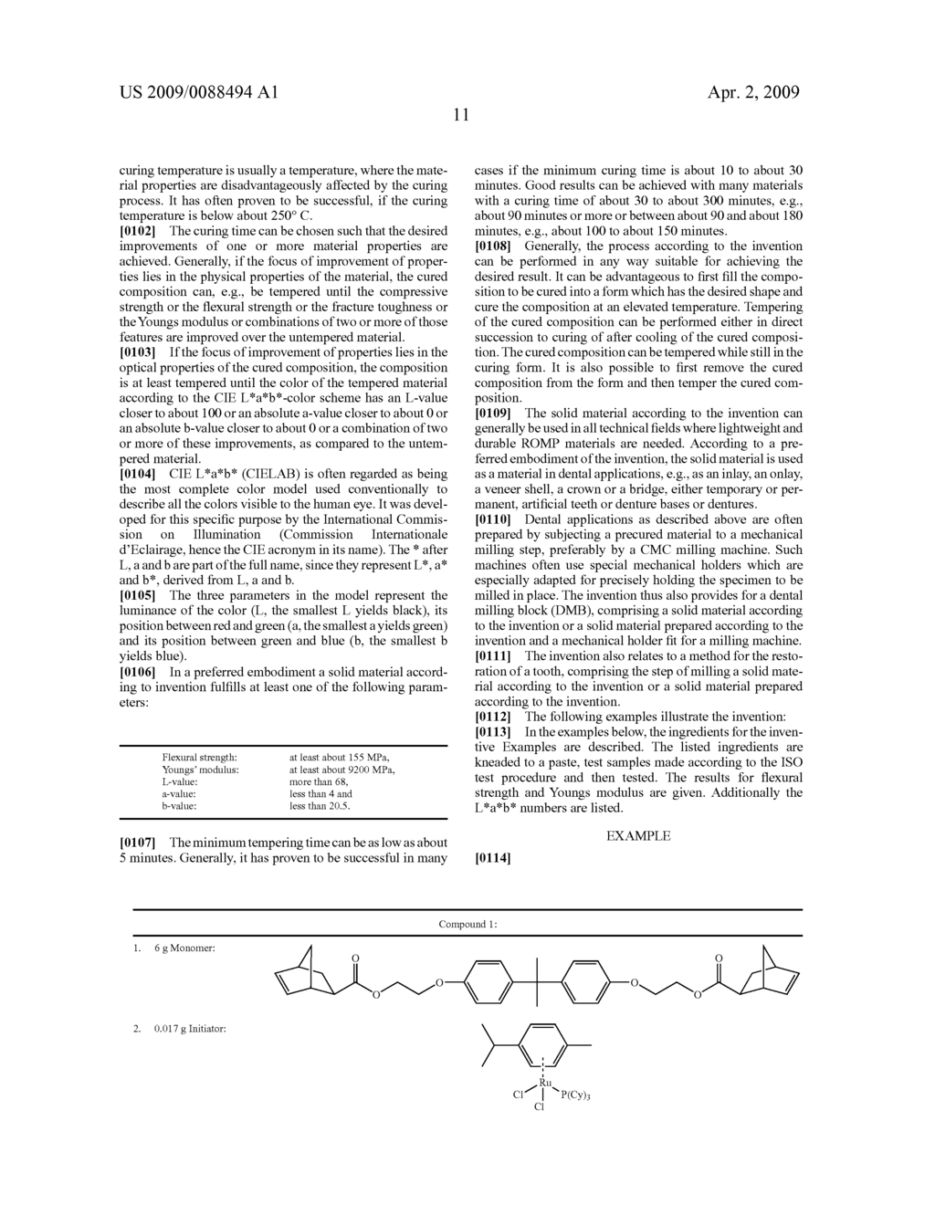 SOLID MATERIALS OBTAINABLE BY RING-OPENING METATHESIS POLYMERIZATION - diagram, schematic, and image 12