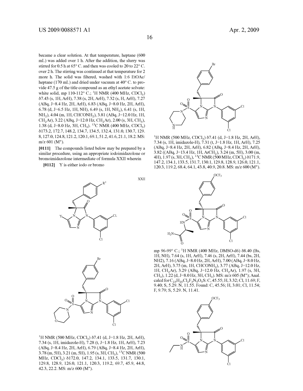 Synthesis of 6,7-Dihydro-5H-imidazo[1,2-a]imidazole-3-sulfonic acid amides - diagram, schematic, and image 17