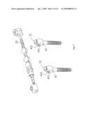 Spinal fixation device having a flexible cable and jointed components received thereon diagram and image