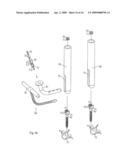 Spinal fixation device having a flexible cable and jointed components received thereon diagram and image