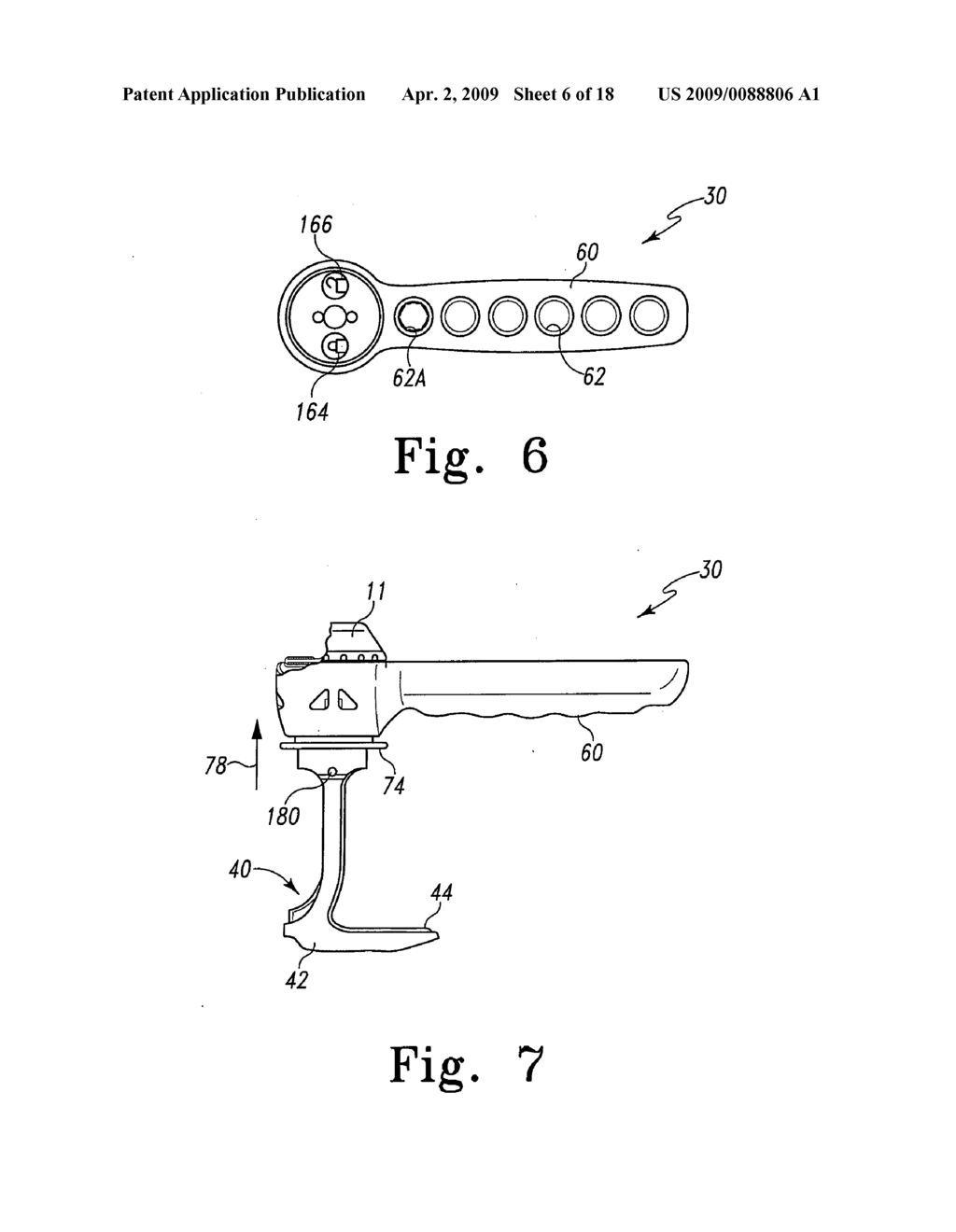 Plate holder assembly having bone plate seating confirmation arrangement - diagram, schematic, and image 07