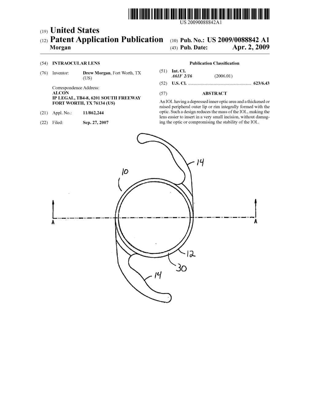 Intraocular Lens - diagram, schematic, and image 01