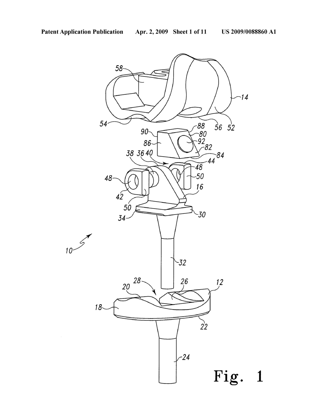 HINGED ORTHOPAEDIC PROSTHESIS - diagram, schematic, and image 02