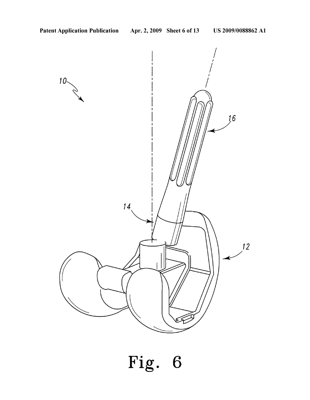 STEM EXTENSION AND ADAPTOR FOR USE WITH A KNEE ORTHOPAEDIC IMPLANT - diagram, schematic, and image 07