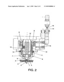 Milling head in tricepts with electro-mechanical depth control diagram and image