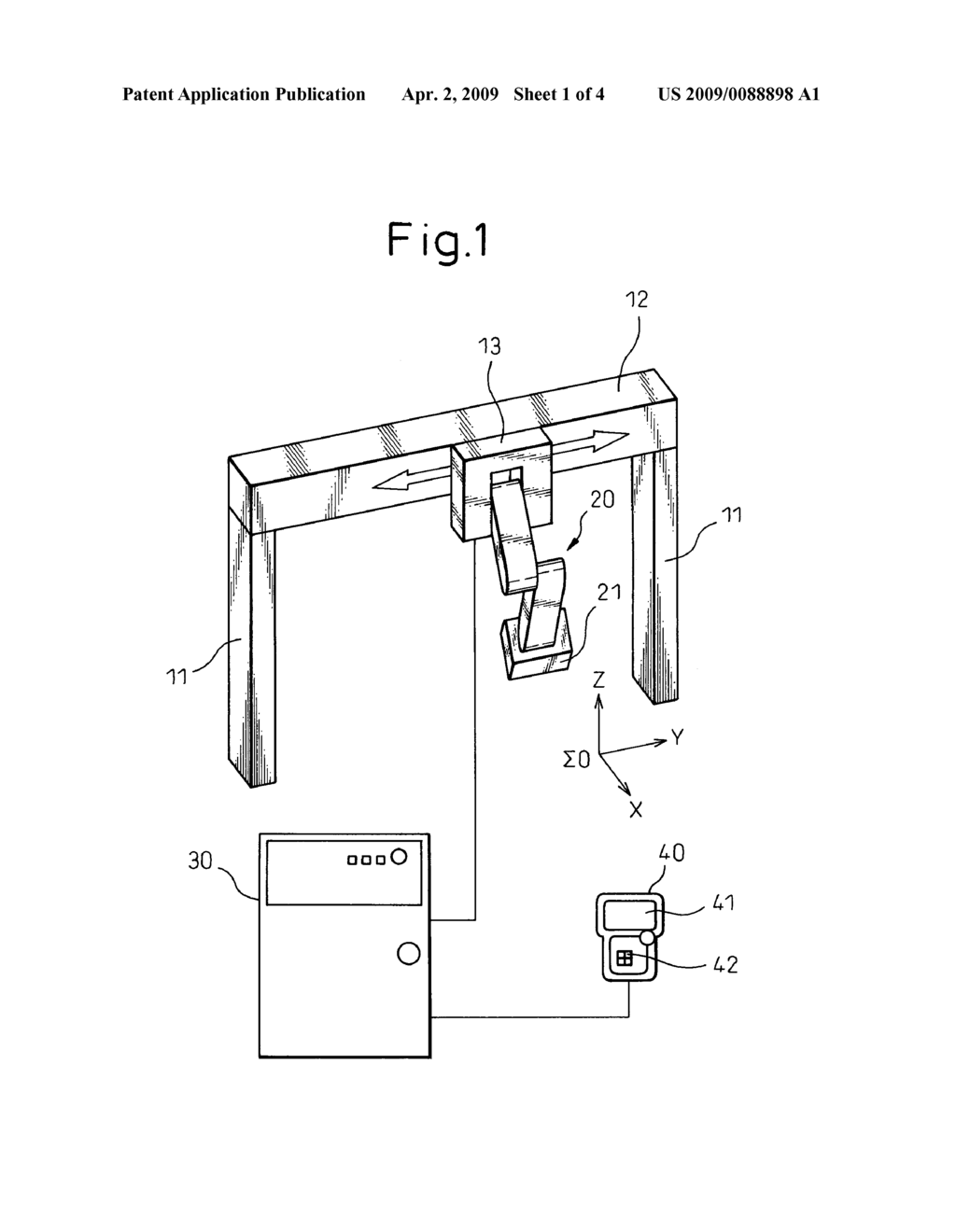 ROBOT CONTROLLER FOR HALTING A ROBOT BASED ON THE SPEED OF A ROBOT HAND PORTION - diagram, schematic, and image 02