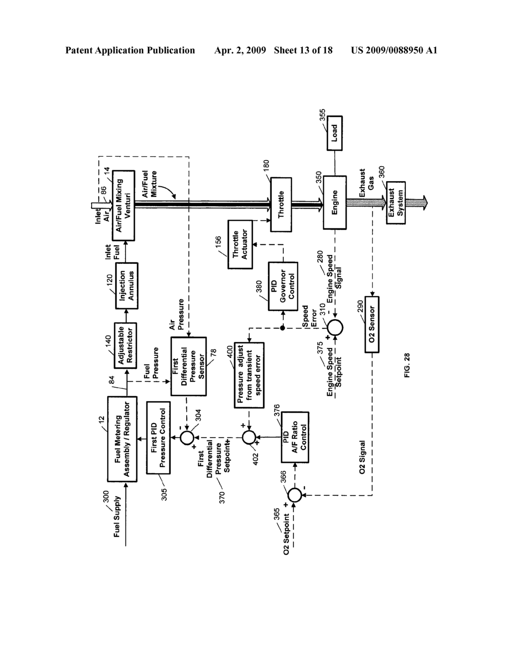 FUEL CONTROL SYSTEM AND METHOD FOR GAS ENGINES - diagram, schematic, and image 14