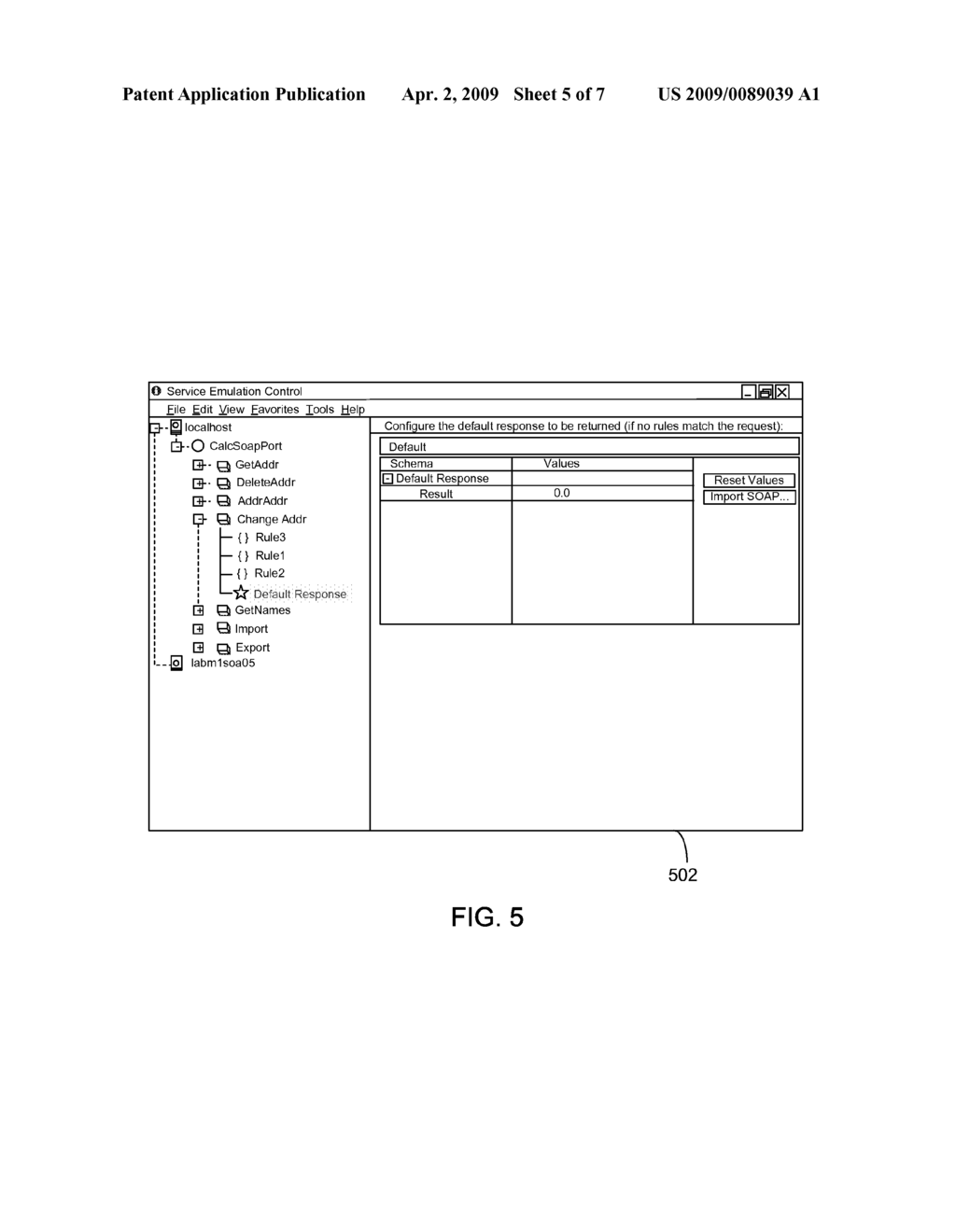 SYSTEM AND METHOD OF EMULATING FUNCTIONALITY OF A WEB SERVICE - diagram, schematic, and image 06