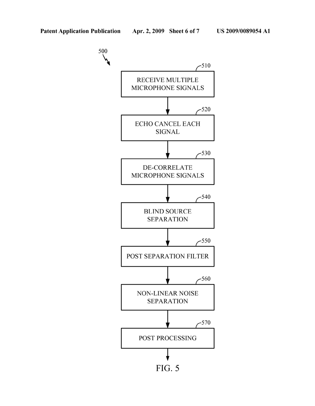 APPARATUS AND METHOD OF NOISE AND ECHO REDUCTION IN MULTIPLE MICROPHONE AUDIO SYSTEMS - diagram, schematic, and image 07