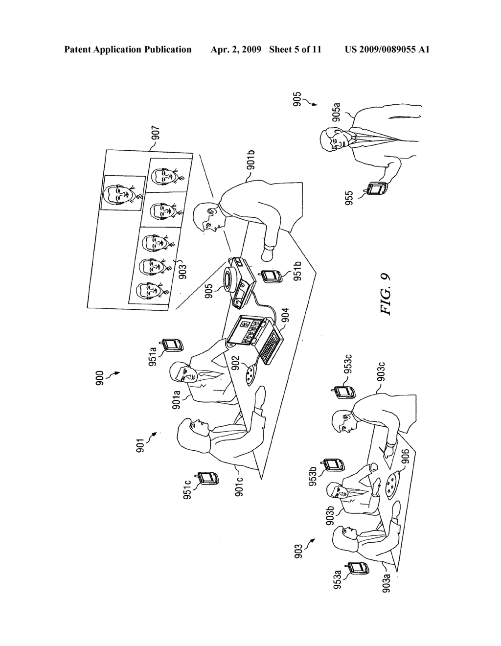 Method and apparatus for identification of conference call participants - diagram, schematic, and image 06