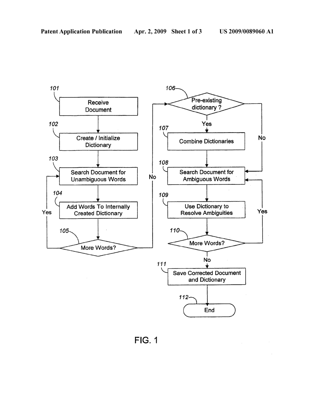 Document Based Character Ambiguity Resolution - diagram, schematic, and image 02