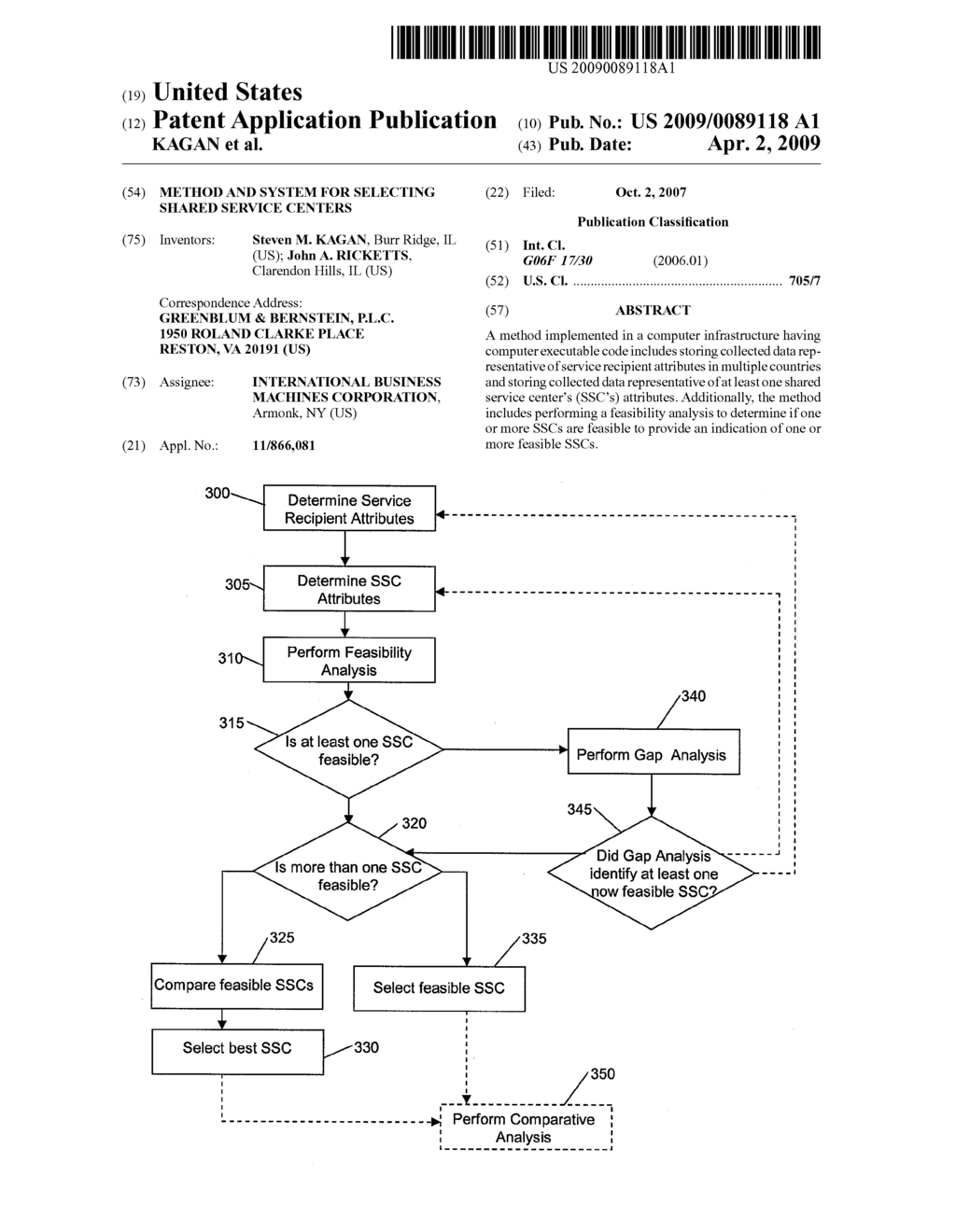 METHOD AND SYSTEM FOR SELECTING SHARED SERVICE CENTERS - diagram, schematic, and image 01