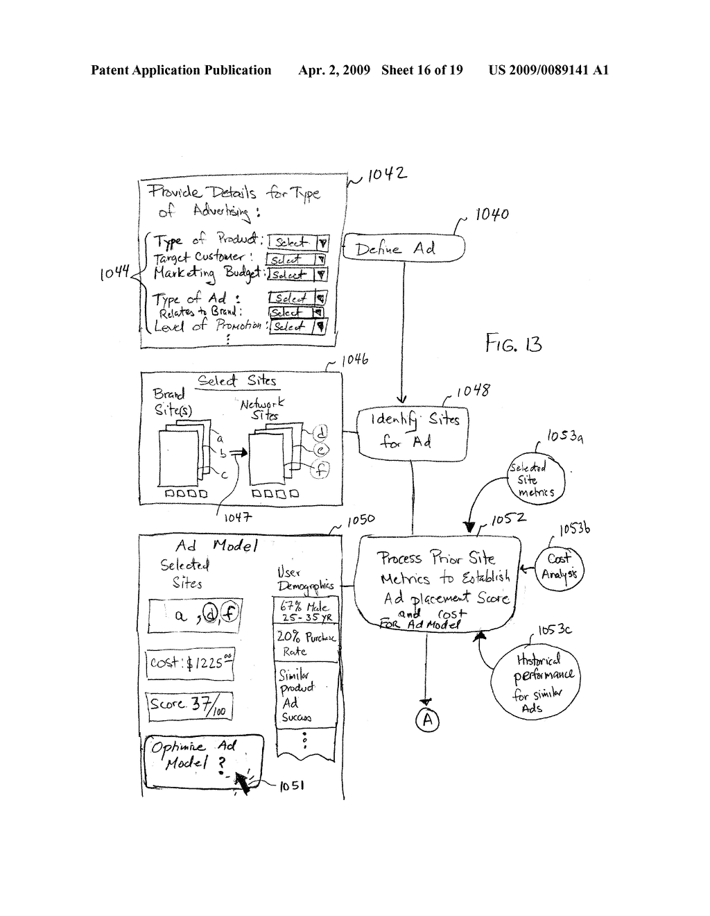 METHODS FOR CROSS-MARKET BRAND ADVERTISING, CONTENT METRIC ANALYSIS, AND PLACEMENT RECOMMENDATIONS - diagram, schematic, and image 17