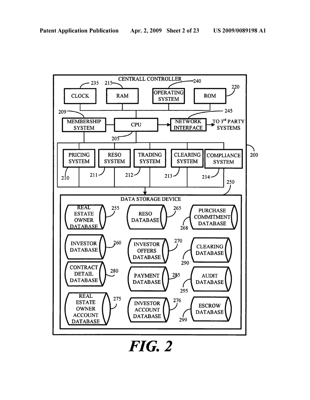 Method and Apparatus for Issue and Trade of Fractional Interest Real Estate Stock - diagram, schematic, and image 03