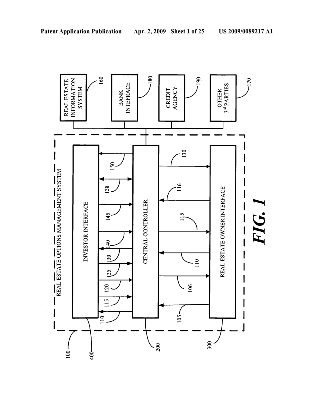 Method and Apparatus for Issue and Trade of Real Estate Options - diagram, schematic, and image 02