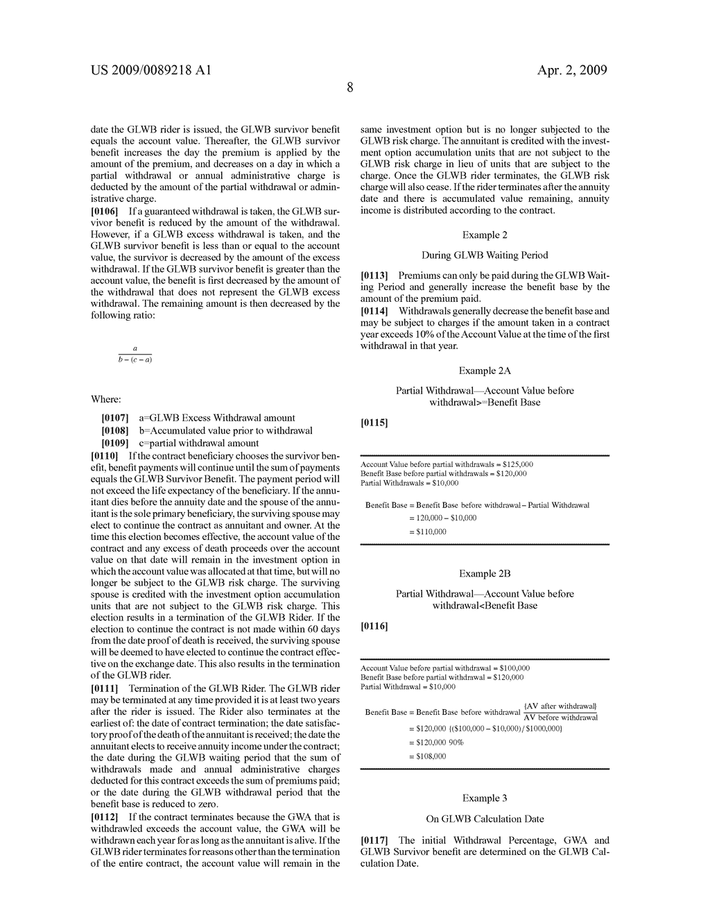 Guaranteed Lifetime Withdrawal Benefit and Administration Thereof - diagram, schematic, and image 23