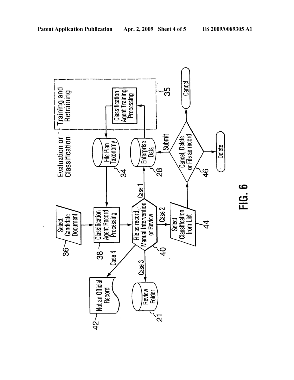 Computer readable electronic records automated classification system - diagram, schematic, and image 05