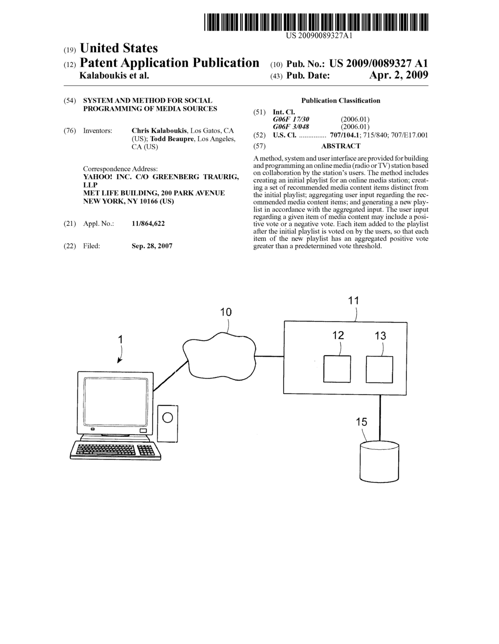 SYSTEM AND METHOD FOR SOCIAL PROGRAMMING OF MEDIA SOURCES - diagram, schematic, and image 01