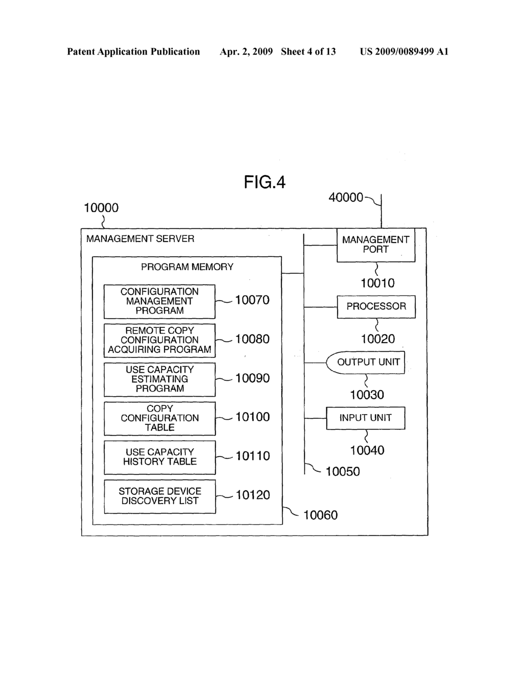 METHOD OF MANAGING STORAGE CAPACITY IN A STORAGE SYSTEM, A STORAGE DEVICE AND A COMPUTER SYSTEM - diagram, schematic, and image 05