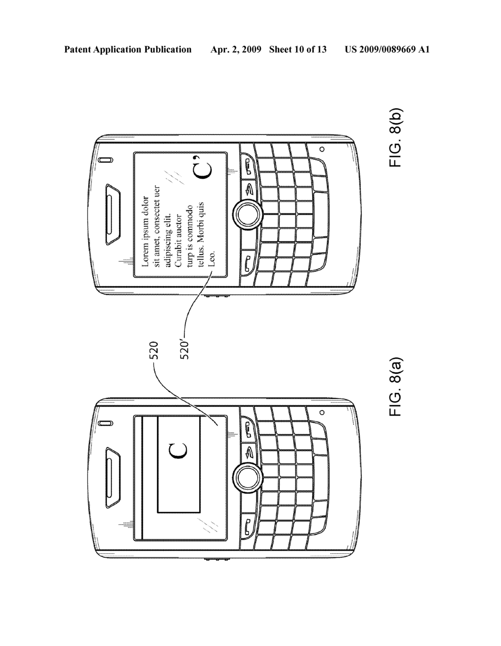 METHOD AND APPARATUS FOR PROVIDING READABILITY CONTROL IN A PORTABLE DEVICE DISPLAY - diagram, schematic, and image 11