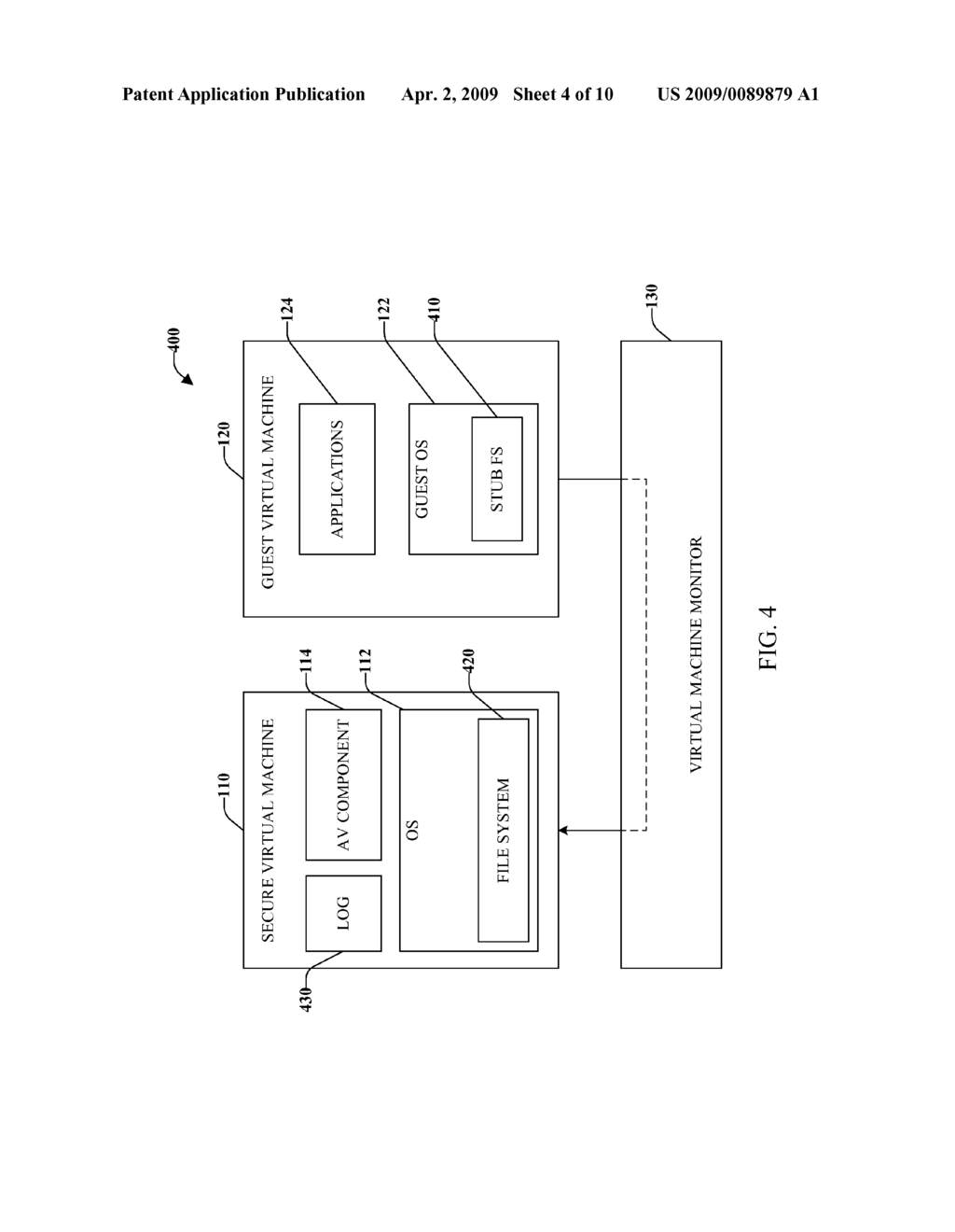 SECURING ANTI-VIRUS SOFTWARE WITH VIRTUALIZATION - diagram, schematic, and image 05