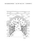 Railway arch linings and mezzanine floors diagram and image