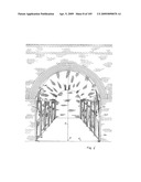 Railway arch linings and mezzanine floors diagram and image