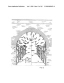 Railway arch linings and mezzanine floors diagram and image