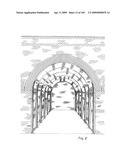 Railway arch linings and mezzanine floors diagram and image