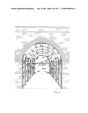 Railway arch linings and mezzanine floors diagram and image