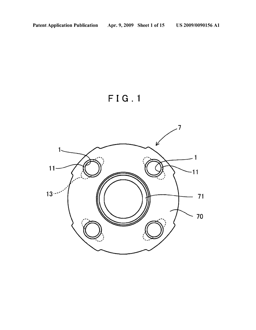 MEMBER HAVING A CHAMFERED THROUGH HOLE AND MANUFACTURING METHOD OF THE SAME - diagram, schematic, and image 02