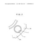 MEMBER HAVING A CHAMFERED THROUGH HOLE AND MANUFACTURING METHOD OF THE SAME diagram and image