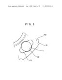 MEMBER HAVING A CHAMFERED THROUGH HOLE AND MANUFACTURING METHOD OF THE SAME diagram and image