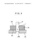 MEMBER HAVING A CHAMFERED THROUGH HOLE AND MANUFACTURING METHOD OF THE SAME diagram and image