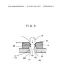 MEMBER HAVING A CHAMFERED THROUGH HOLE AND MANUFACTURING METHOD OF THE SAME diagram and image