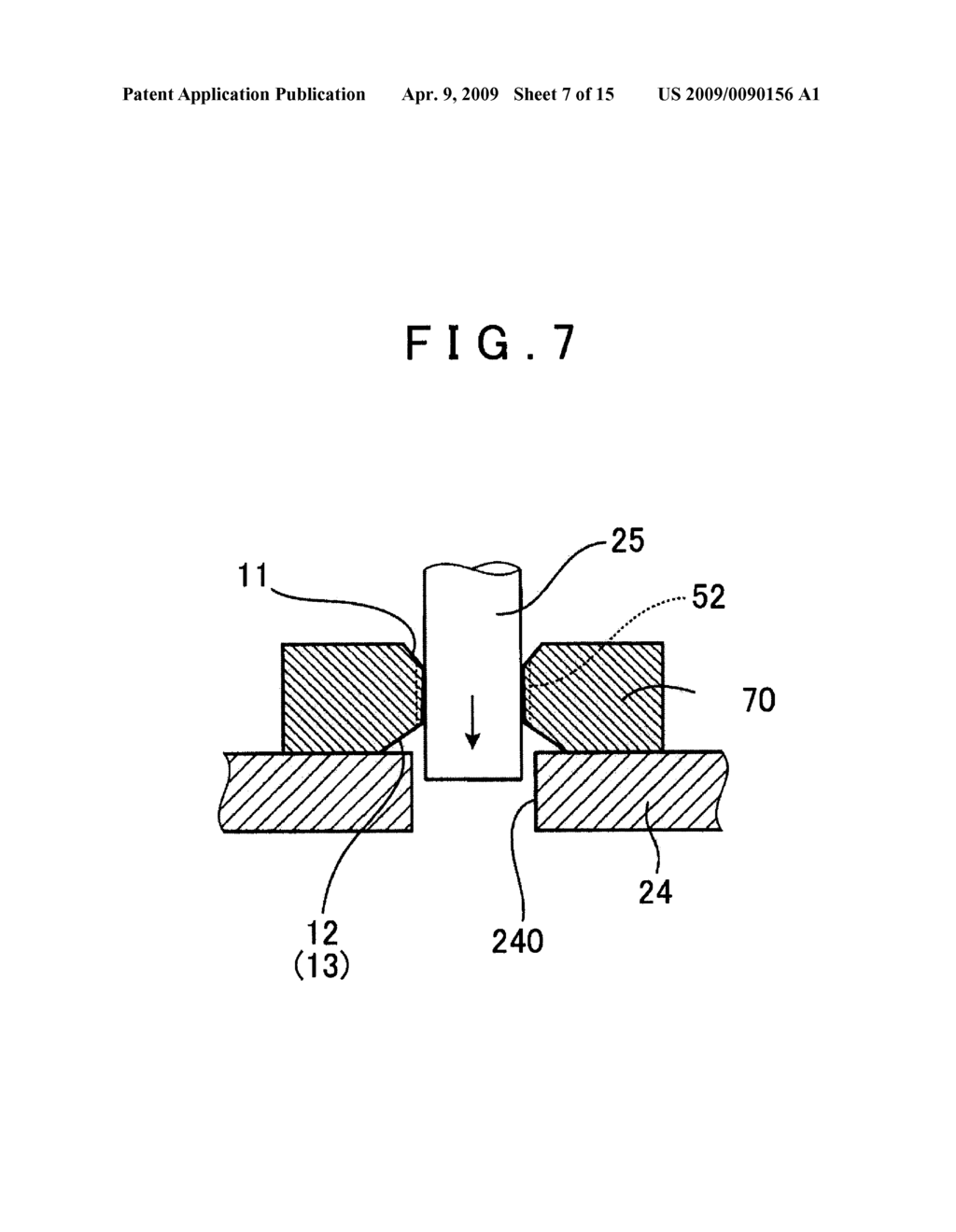 MEMBER HAVING A CHAMFERED THROUGH HOLE AND MANUFACTURING METHOD OF THE SAME - diagram, schematic, and image 08