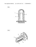 Pressure measuring manometer with alignment spur diagram and image