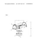 Pressure measuring manometer with alignment spur diagram and image