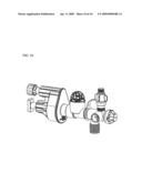 Pressure measuring manometer with alignment spur diagram and image