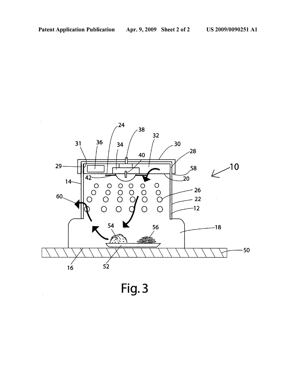 Portable food cooling device - diagram, schematic, and image 03