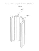 APPARATUS FOR MANUFACTURING POLY CRYSTALINE SILICON INGOT FOR SOLAR BATTERY HAVING DOOR OPEN/CLOSE DEVICE USING HINGE diagram and image