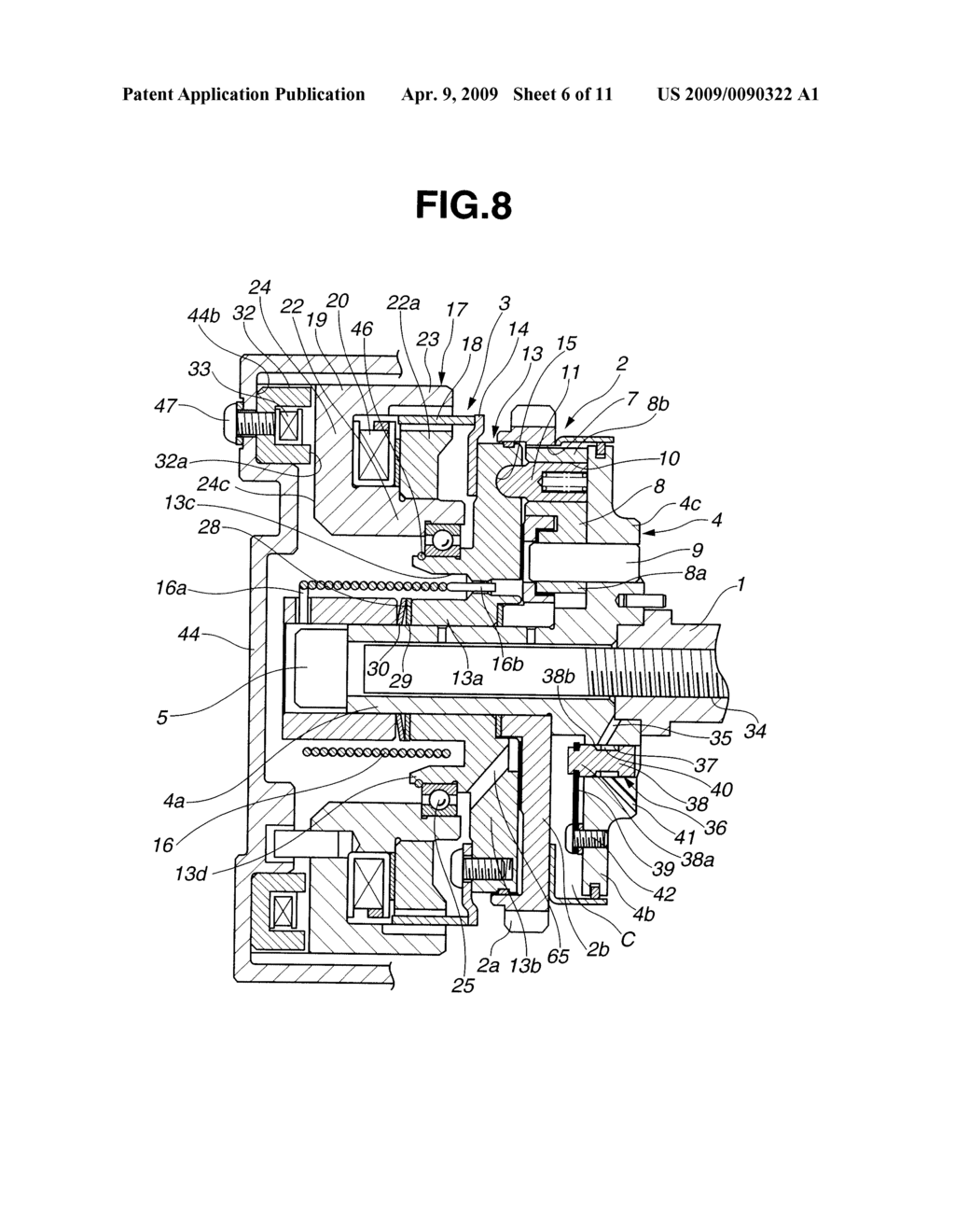 VARIABLE VALVE TIMING CONTROL APPARATUS OF INTERNAL COMBUSTION ENGINE - diagram, schematic, and image 07