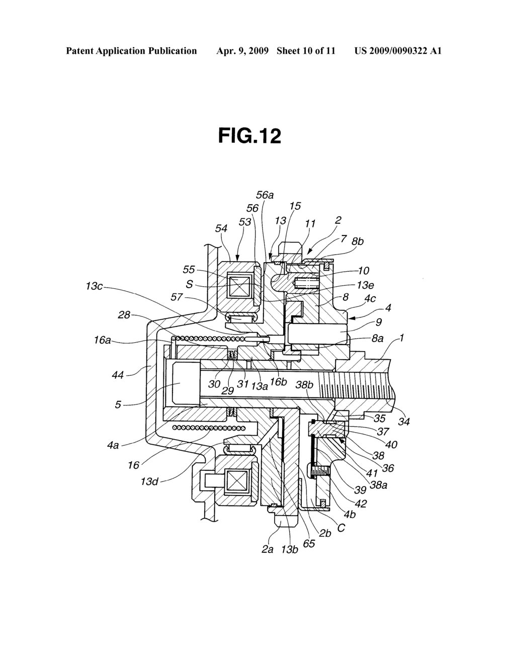 VARIABLE VALVE TIMING CONTROL APPARATUS OF INTERNAL COMBUSTION ENGINE - diagram, schematic, and image 11